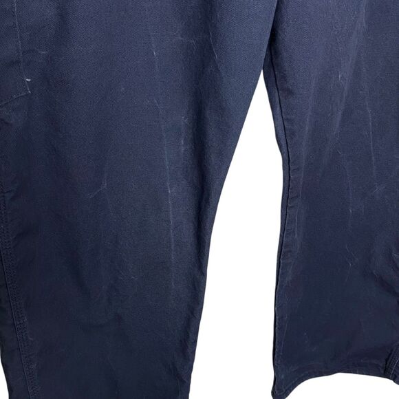 Bulwark FR Flame Resistant Pants Mens 49x28 (Tag 50) Navy Blue Work Utility - Picture 7 of 16